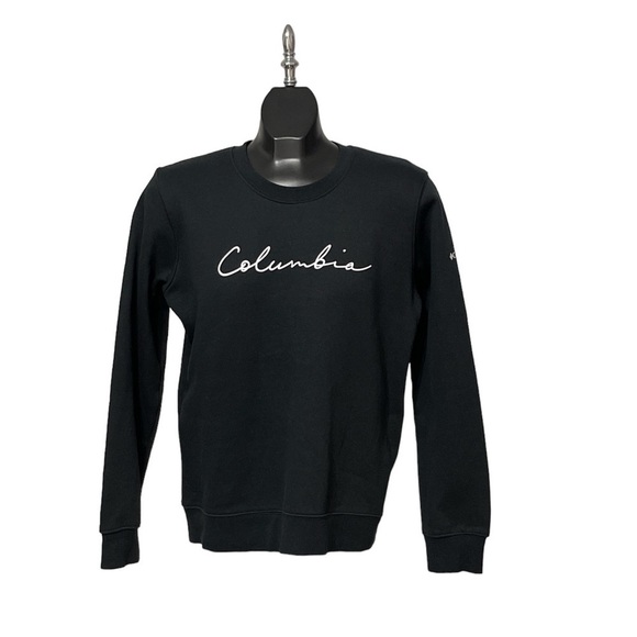 NWOT Women’s Columbia Black Trek Graphic Crew Size Medium - Picture 2 of 6